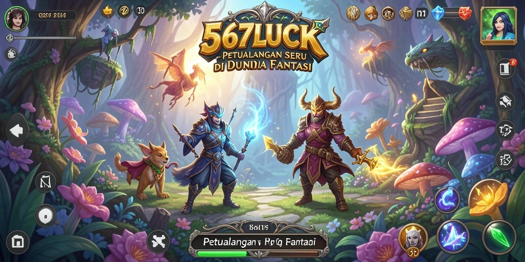 Gameplay seru dalam petualangan dunia fantasi 567LUCK.