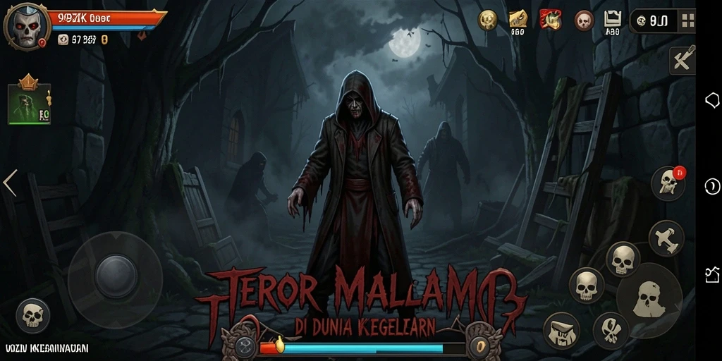 Gameplay menegangkan saat menjelajahi lokasi horor.