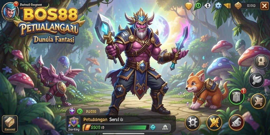 Screenshot BOS88 yang menunjukkan aksi petualangan mendebarkan.