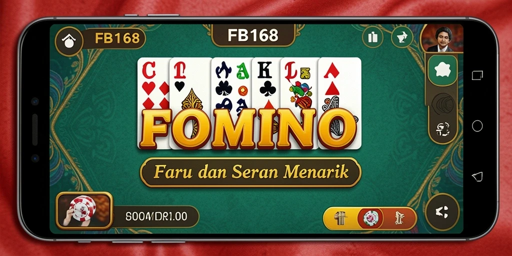 Tampilan gameplay seru dari game Domino FB168.