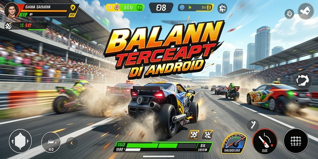 Gameplay Racing yang mendebarkan di FO8 dengan grafis memukau.