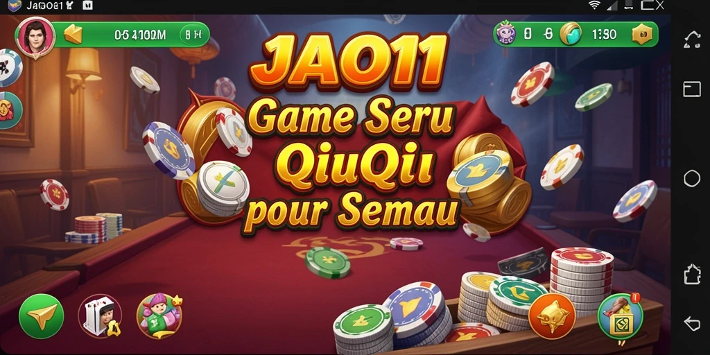 Screenshot utama JAGO11 menampilkan gameplay QiuQiu yang seru.