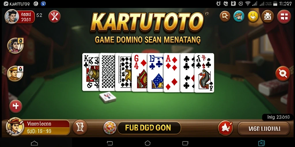 Screenshot gameplay KARTUTOTO yang seru dan menantang.