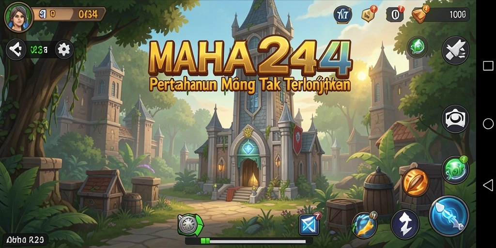 Gameplay merangkai strategi dan pertahanan dalam MAHA24.