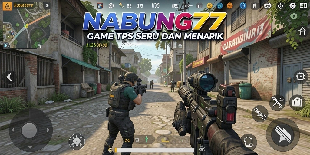 Tampilan gameplay seru dari NABUNG77 dengan aksi mendebarkan.