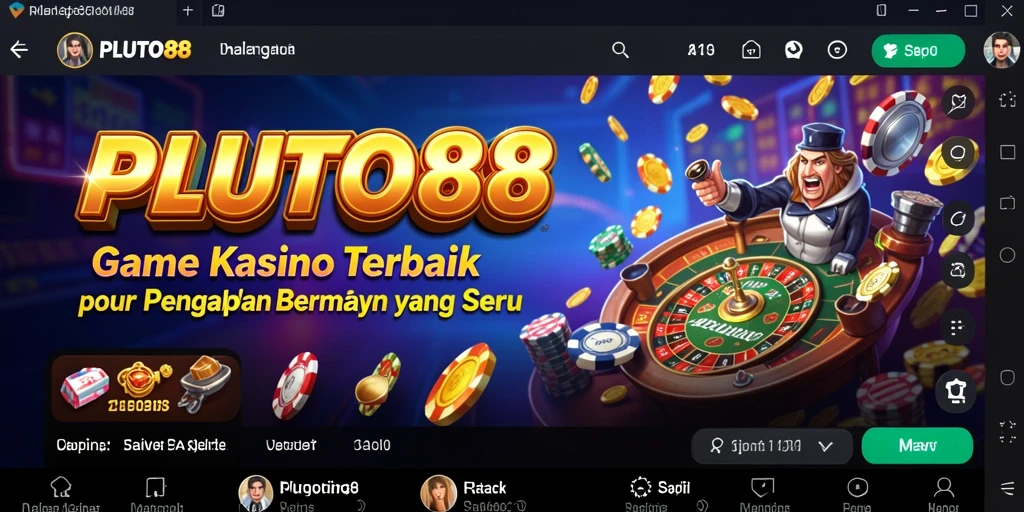 Screenshot permainan Kasino PLUTO88 yang menunjukkan aksi seru dan grafis menakjubkan.