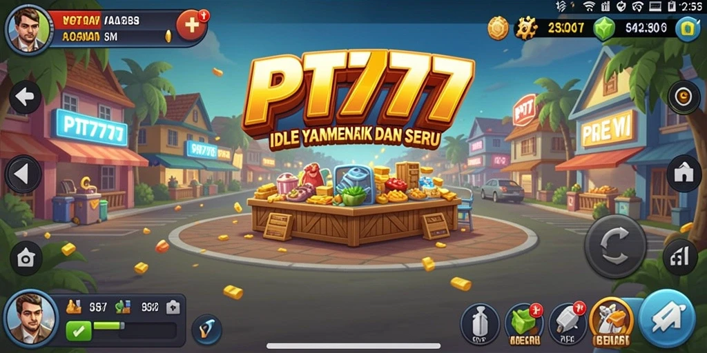 Tampilkan gameplay menarik dari PT777 dengan elemen Idle.