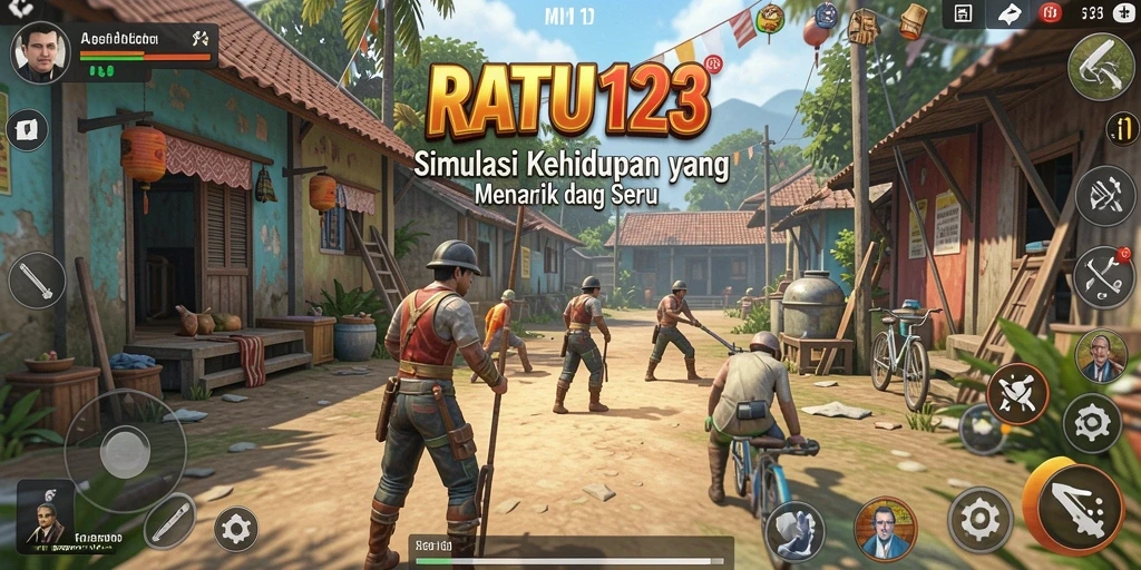Tampilan gameplay RATU123 yang menakjubkan dan interaktif.