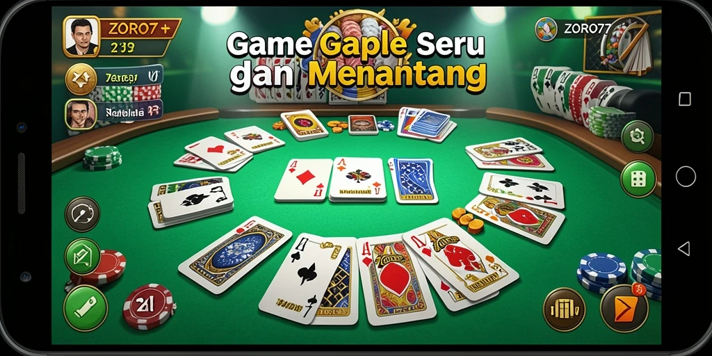 Menampilkan gameplay seru ZORO77 dengan teman-teman.