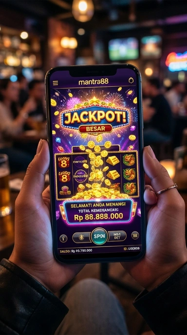 Tampilan antarmuka pengguna aplikasi mantra88 yang intuitif.