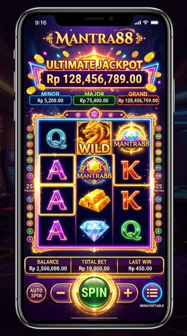 Berbagai kategori aplikasi yang tersedia di mantra88.